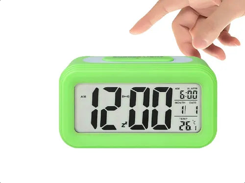 Reloj despertador digital sensor luz Genérica DESPER02 color blanco