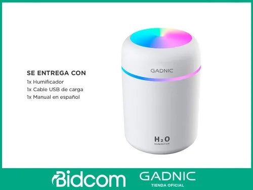Humificador Difusor  Ultrasonico Aromático Electrico