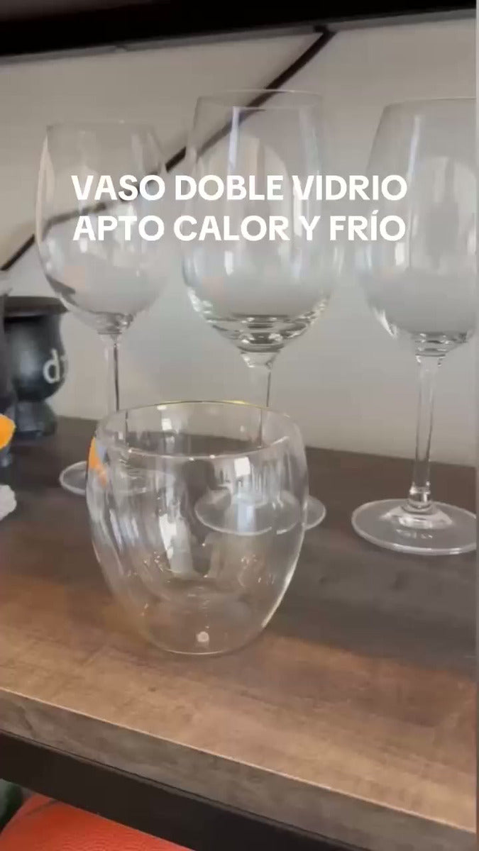 Promo 2x1 | Set de 2 Vasos Taza Doble Vidrio Térmico (150 ml)