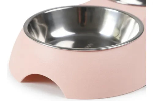 Plato Para Perro Comedero Para Mascotas Doble Perros Y Gato
