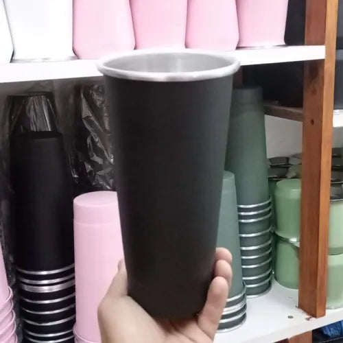 Vaso Fernetero Jarra Fernet Cerveza Aluminio 1 Litro Negro