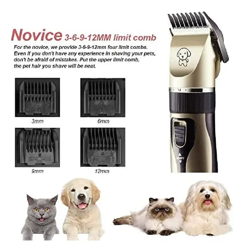 Maquina Corta Pelo Perro Mascota Recargable Inalambrica Acc