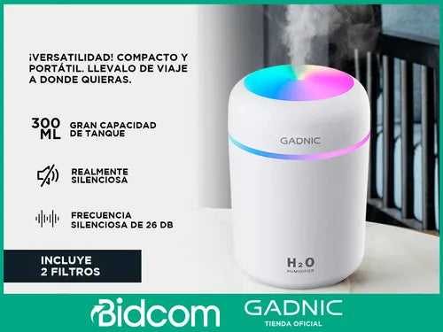 Humificador Difusor  Ultrasonico Aromático Electrico