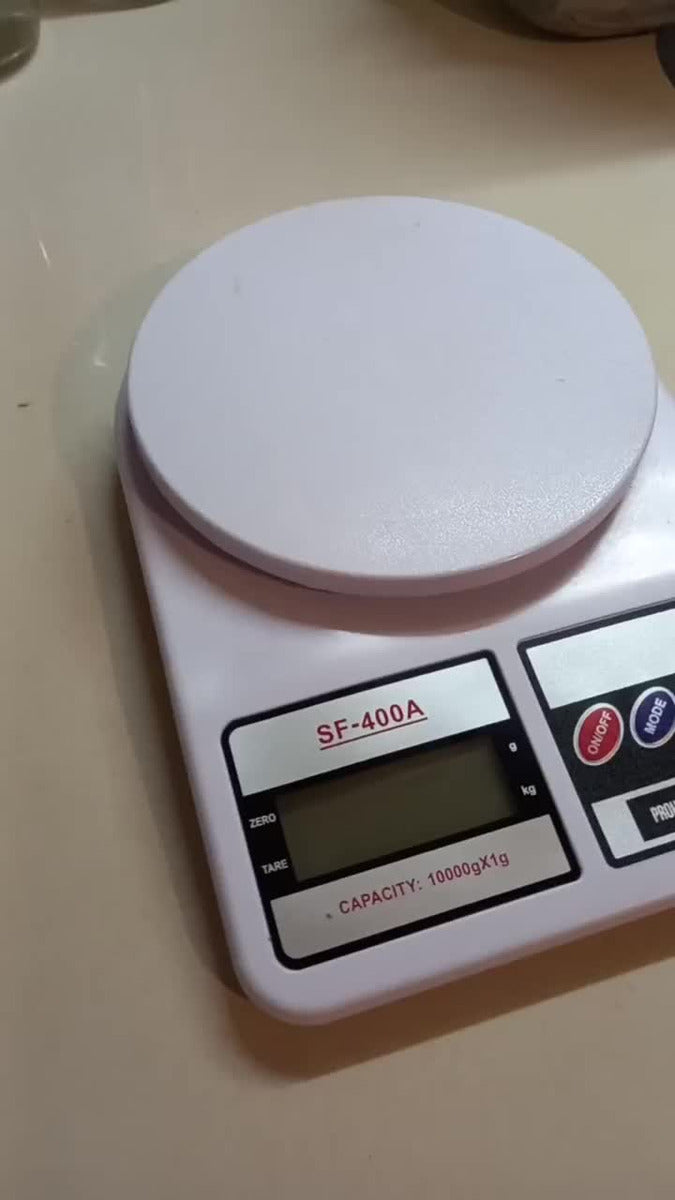 Balanza de cocina digital SQ Cozinha SF-400 pesa hasta 10kg Blanco