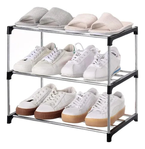 Organizador Zapatero Zapatillas Botinero Estantes Desarmable Negro