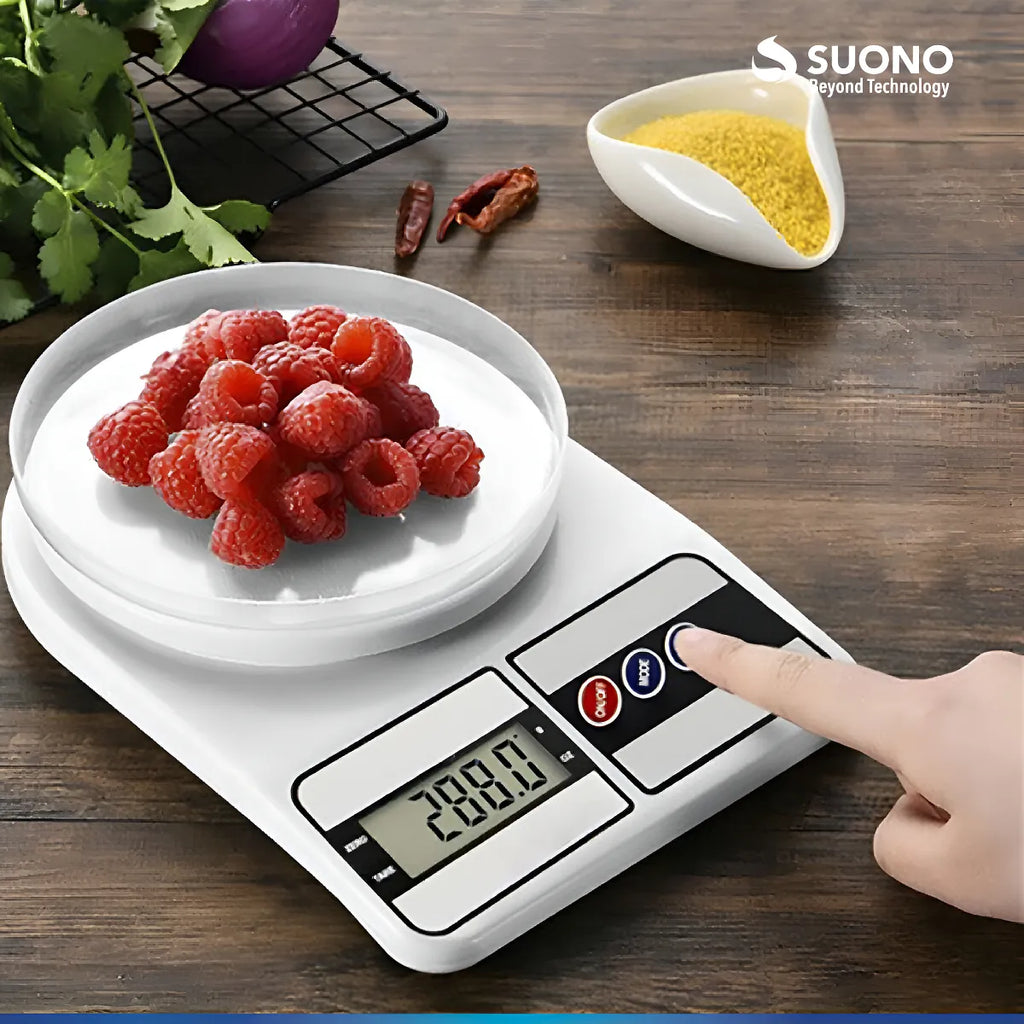 Balanza de cocina digital SQ Cozinha SF-400 pesa hasta 10kg Blanco