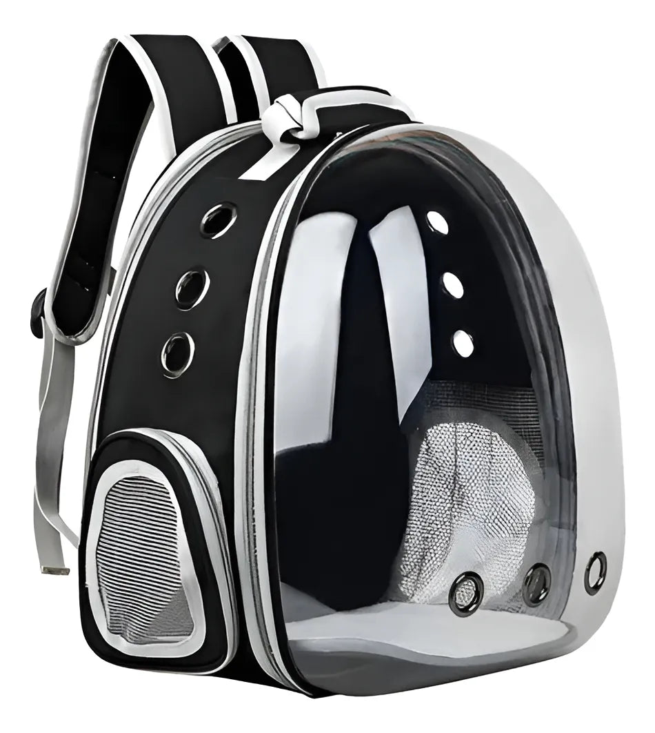 Mochila Transportadora Para Mascotas Rigida Gatos Perros Capsula